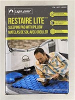 RESTAIRE LITE SLEEPING PAD WITH PILLOW