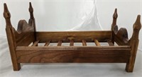 Wooden Baby Doll Bed