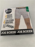 JOE BOXER 4 PACK BOXER BRIEFS MEN’S SIZE XL