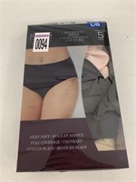 JONES SEAMLESS BRIEF WOMEN’S SIZE LARGE 5 PACK