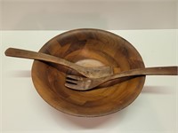 Walnut wood Salad Bowl