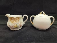 German made Creamer Cup and Sugar bowl