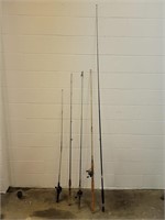 Vintage Fishing poles