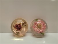 Vintage 2 flower bubble gems