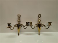 Brass wall Candle holders