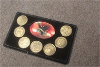 (7) Commemorative Collectors Series Coins