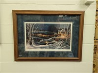 "Family Traditions " c.1989 Matted and Framed