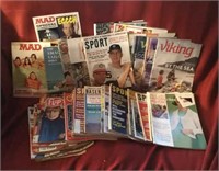Magazine collection- viking, sports, etc