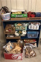 Large Assortment of Craft Pieces, Mostly Wooden