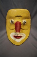Huge folk carved mask Arlie Skinner Tuscarora