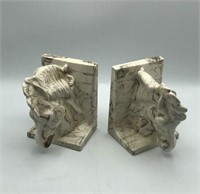 1960s Ceramic Stallion Bookends