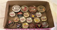 Lot of Shoe Shine Tins Good Advertising