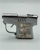 Mother Pearl Handle Pistol Lighter Occupied Japan