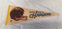 1970-80s San Diego Chargers 30" Banner