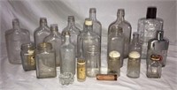 18 Old Medicine, Whiskey Bottles