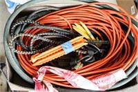 Extension Cords, Bungees, Hose, Stakes