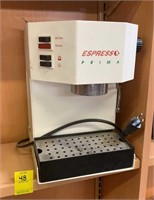 Prima Espresso Machine with Parts