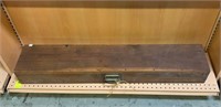 Large Wooden Storage Box 42" x 8" x 5"