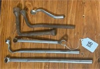 Lot of Large Box Wrenches & Lug Wrench