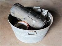 Large Metal Bucket/Container