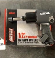 AirCat 1/2" x 2" Extended Impact Wrench 1460-XL-2