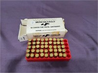 45 ct 9mm shells in box