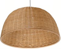 KOUBOO Wicker Dome Shaped Pendant Lamp, Natural