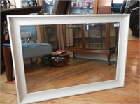 21.5"x 42" Framed Beveled Wall Mirror