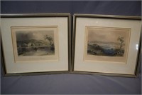 Pair of Fredericton NB Bartlett prints