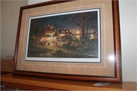 Terry Redlin "Harvest Moon Ball" Painting