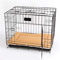 QIAOQI Dog Bed Kennel Pad Crate Mat