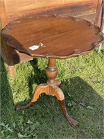 Antique, Round Pedestal Table