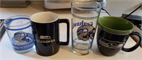 4 Seahawks Mugs