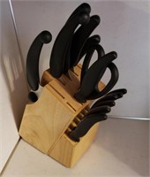 Knife Block with Knives (kitchen)