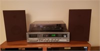 Vintage 8-Track, Record Player Radio (living room)