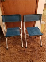 Coleman Folding Camp Chairs (living room)