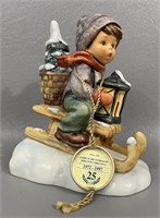 M.I. Hummel By Goebel Ride Into Christmas TMK 7