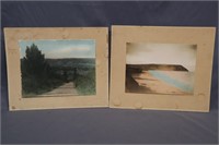 Local old coloured photographs