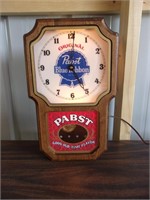 Vintage Pabst Lighted Clock