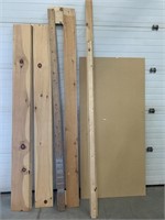 Misc Wood Lot-Oine-Spruce and Partical Board