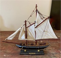 Wooden Scale Model Ship "America"