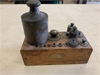 Central Scientific Company Antique Scale Weights