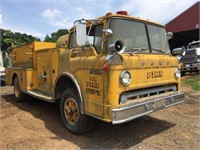 1977 Ford 750 Custom Cab Cabover Fire Truck,