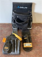 Lot of Tool Belts and Holders