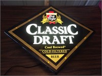 NOS Old Style Classic Draft Motion Lighted Sign