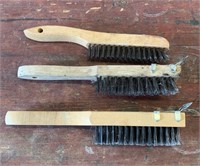 3 Stainless Steel BBQ Brushes