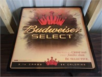 Budweiser Select Lighted Sign