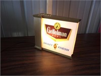 Rare Vintage Gettelman 2 Sided Lighted Sign