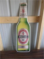 Becks Bottle Tin Sign