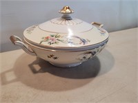 Retro Songbird Covered Serving Bowl 8 1/2inAx10inW